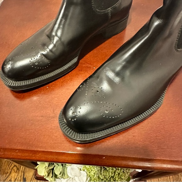 Men’s Black Prada Boots, size 36. - Picture 3 of 6